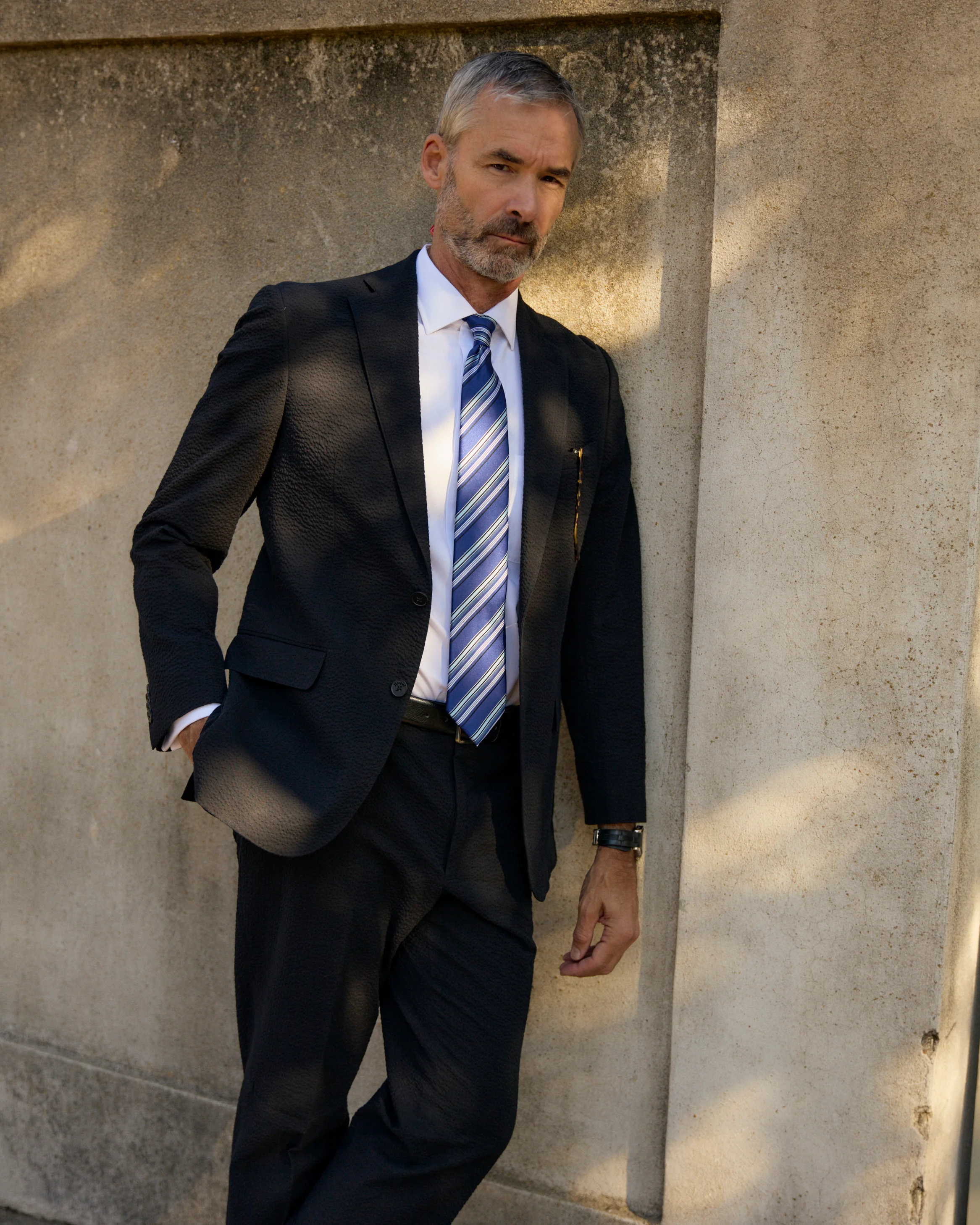 Black Pepper Seersucker Stretch Sport Coat - Image 3