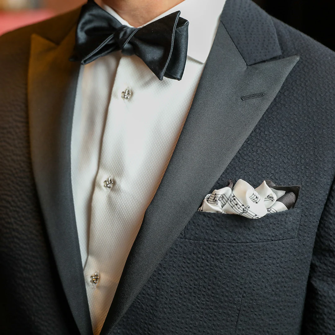 Black Pepper Seersucker Stretch Tuxedo - Image 3