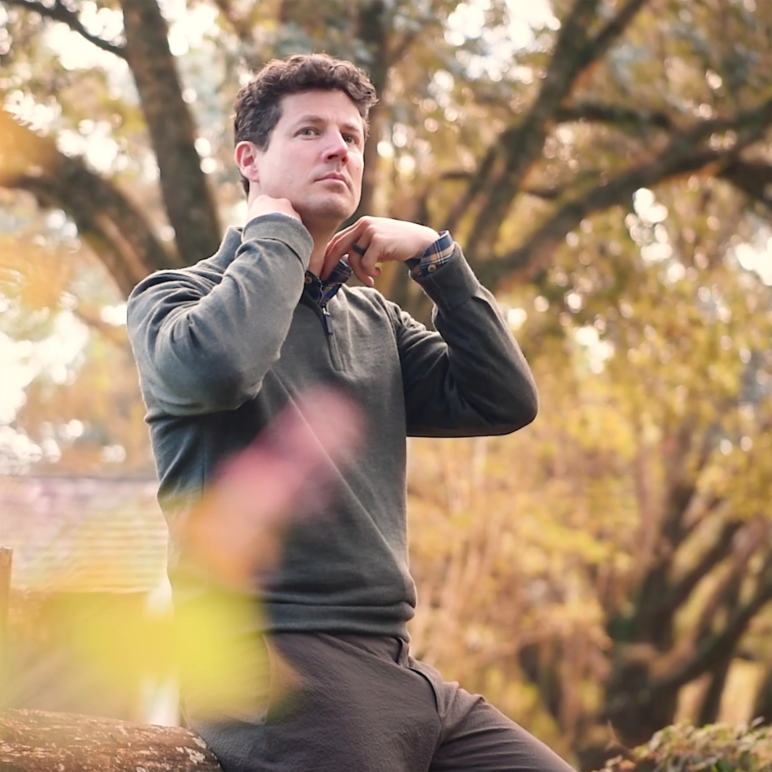 *** FINAL SALE *** Lafayette Green Quarter Zip Sweater - Image 4